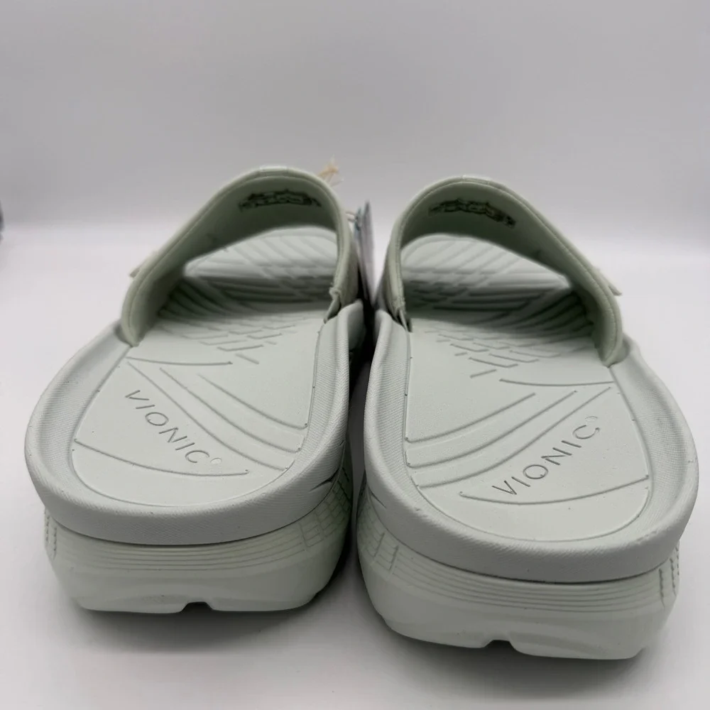 Vionic Rebound Recovery Slide Sandals Pastel Green Women 13 A629823D65B38 New
